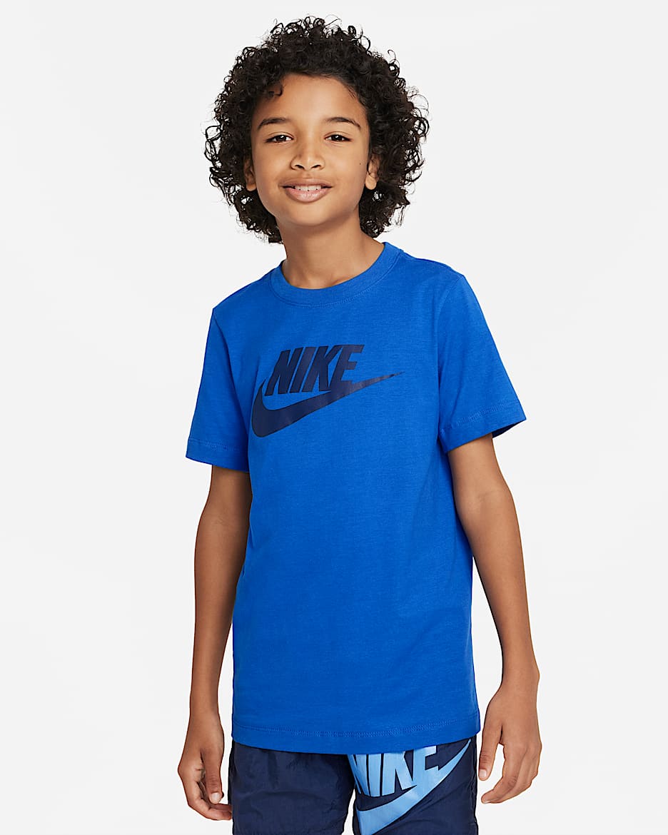 Nike Sportswear Older Kids' (Boys') T-Shirt - Game Royal/Midnight Navy