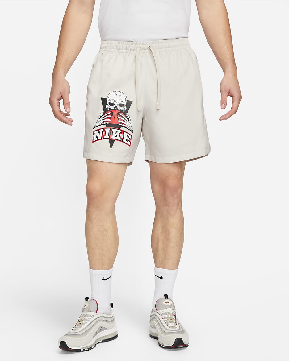 Nike Sportswear Frenzy Men's Woven Flow Shorts - Light Orewood Brown/Honeydew/Archaeo Brown