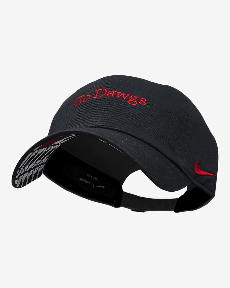 Gorra universitaria Nike Georgia - Negro