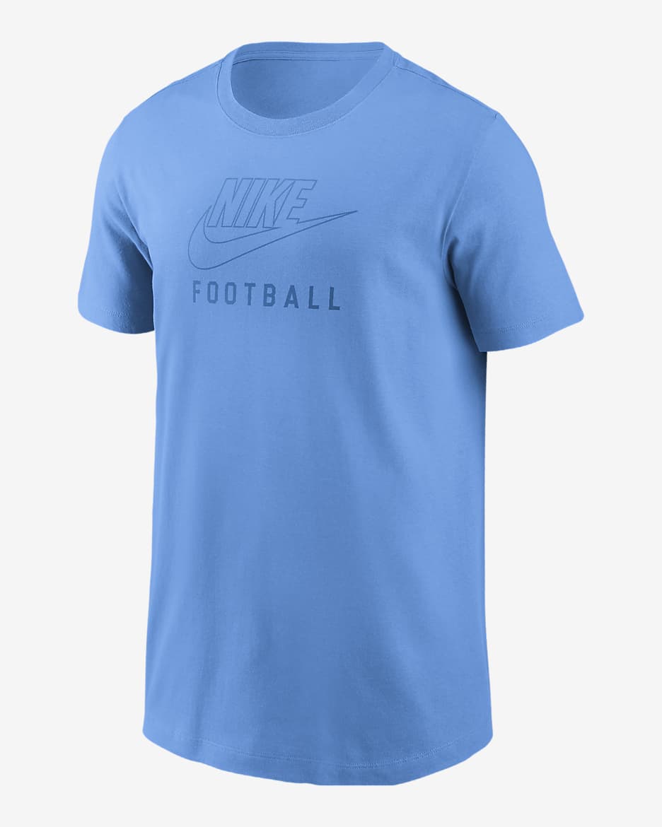 Nike Swoosh Big Kids' Football T-Shirt - University Blue