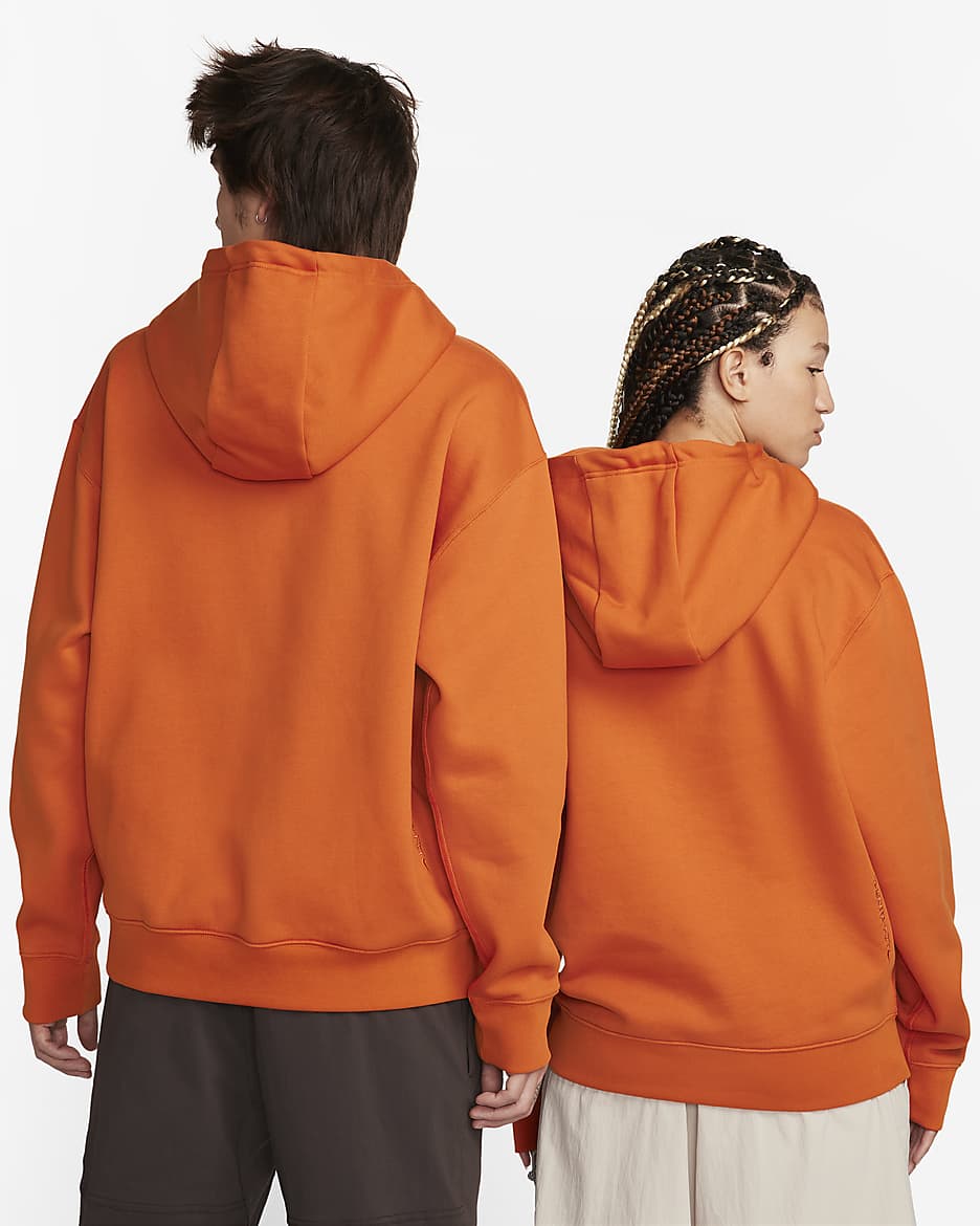 Nike ACG Therma-FIT Fleece Pullover Hoodie - Campfire Orange/Summit White