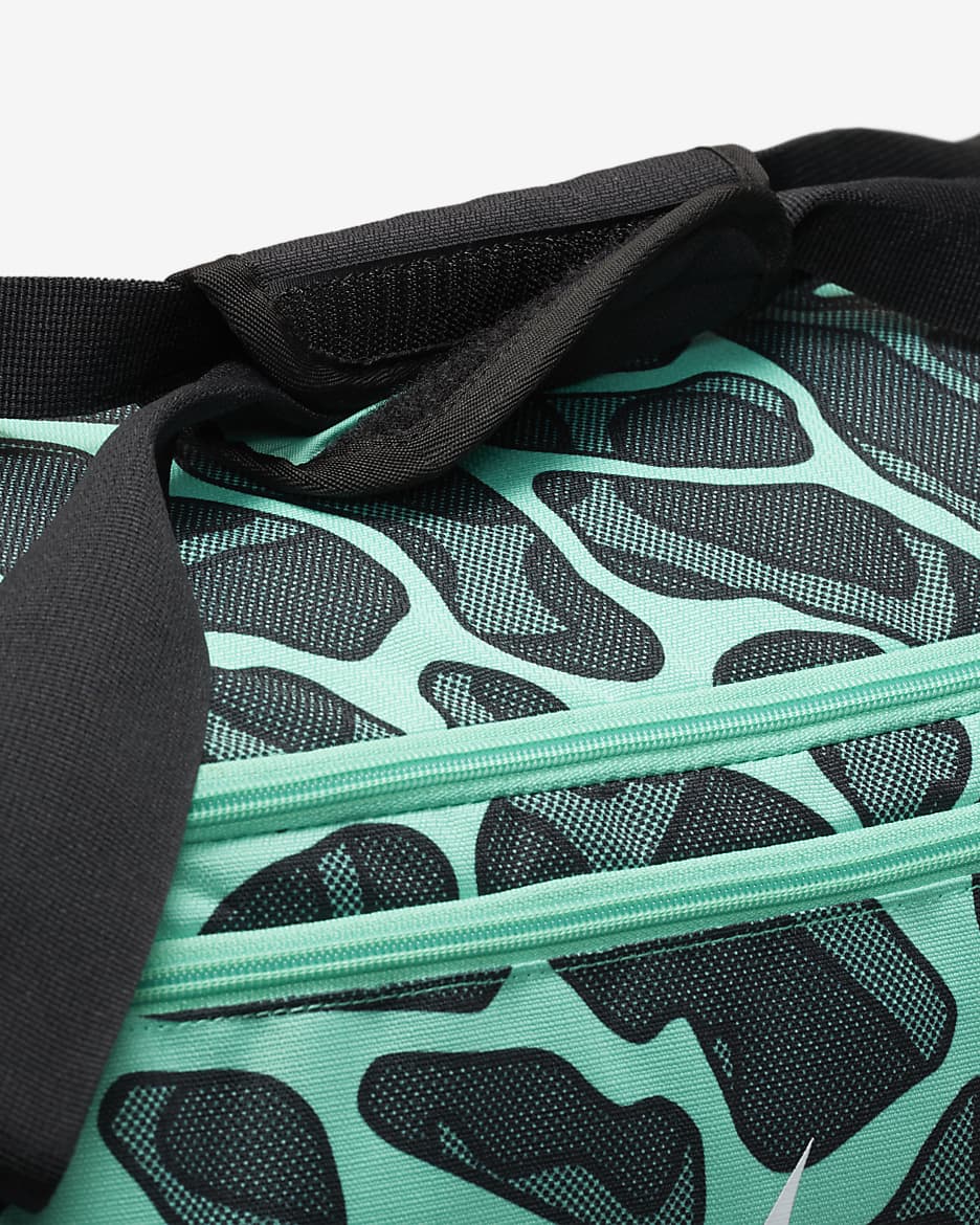 Nike Brasilia Duffel Bag (Medium, 60L) - Light Menta/Black/White