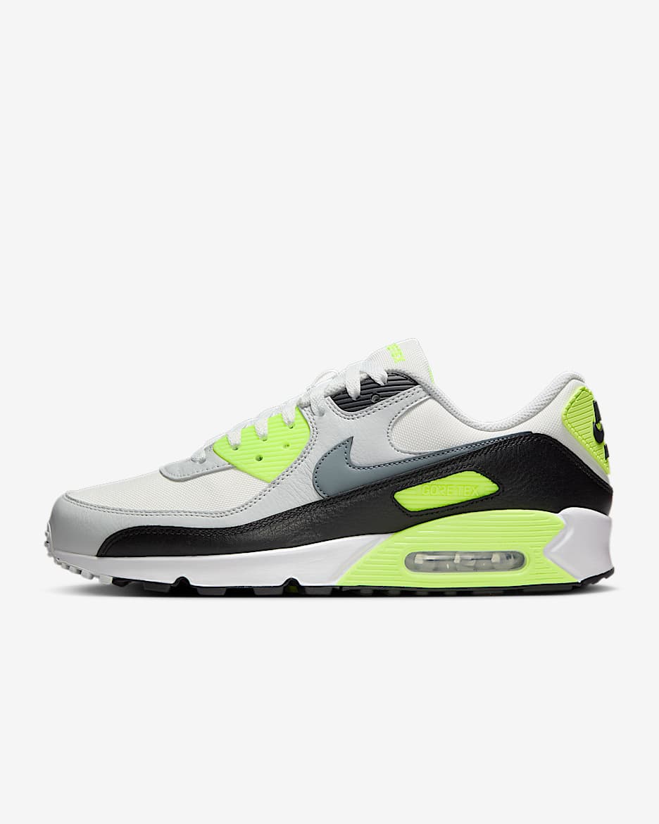 Nike Air Max 90 GORE-TEX Men's Winterized Shoes - Summit White/Volt/Black/Cool Grey