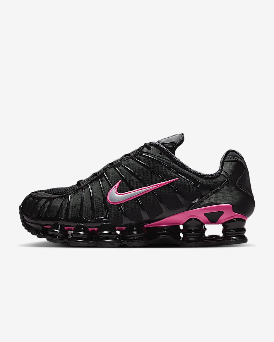 Nike Shox TL Women's Shoes - Black/Pinksicle/Metallic Silver