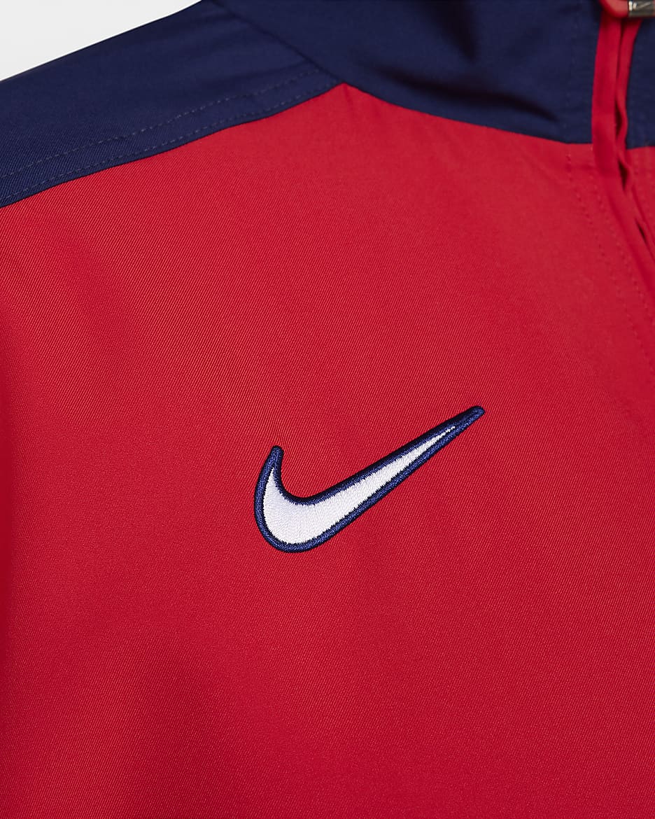 USWNT 1999 Reissue Nike Football Replica-løbejakke til kvinder - University Red/Loyal Blue/hvid