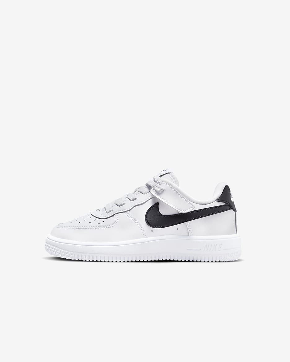 รองเท้าเด็กเล็ก Nike Force 1 Low EasyOn - ขาว/ดำ