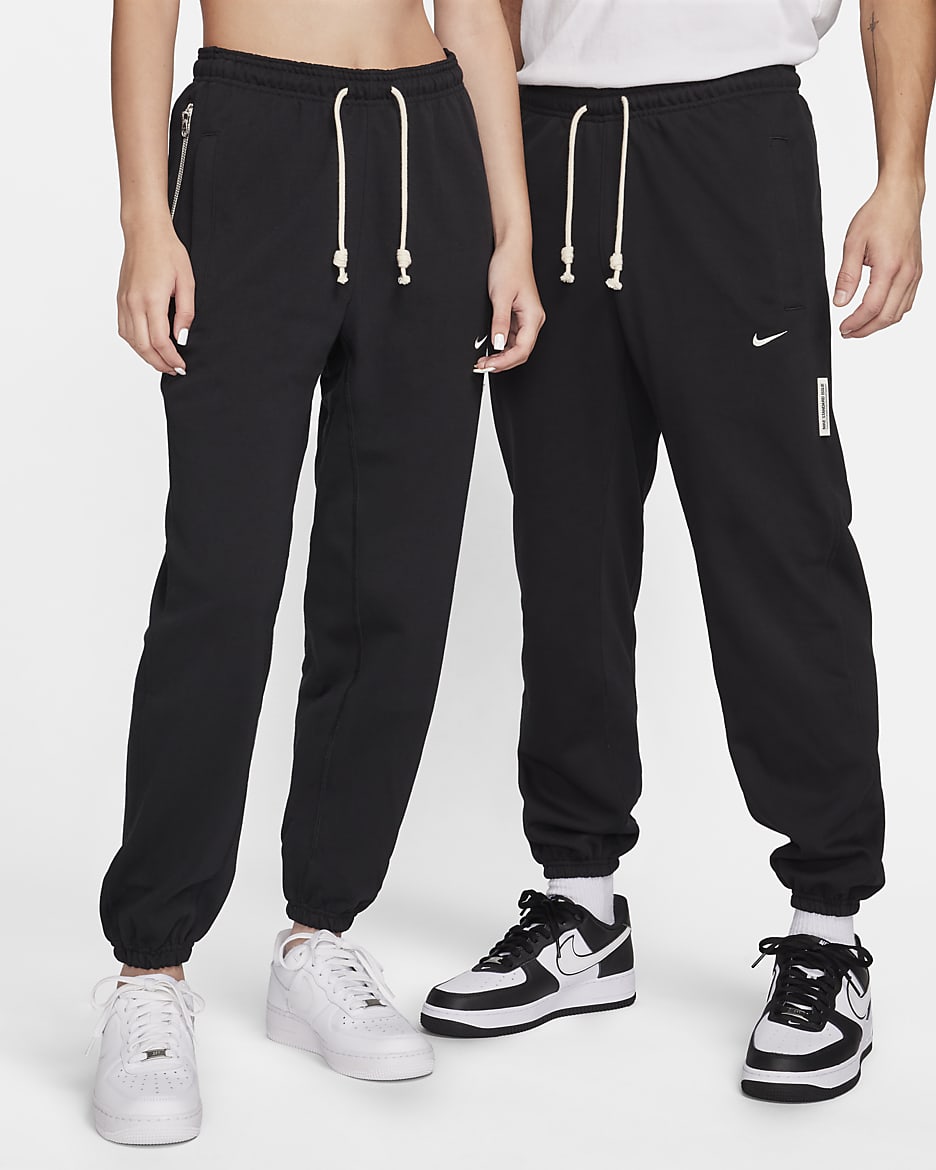ナイキ Dri-FIT スタンダード イシュー メンズ バスケットボールパンツ - ブラック/ペールアイボリー