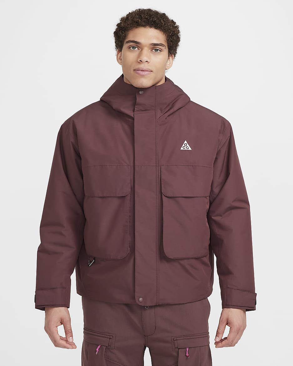 Veste Storm-FIT Nike ACG PrimaLoft® « Skull Peak » pour homme - Burgundy Crush/Beyond Pink/Noir/Summit White