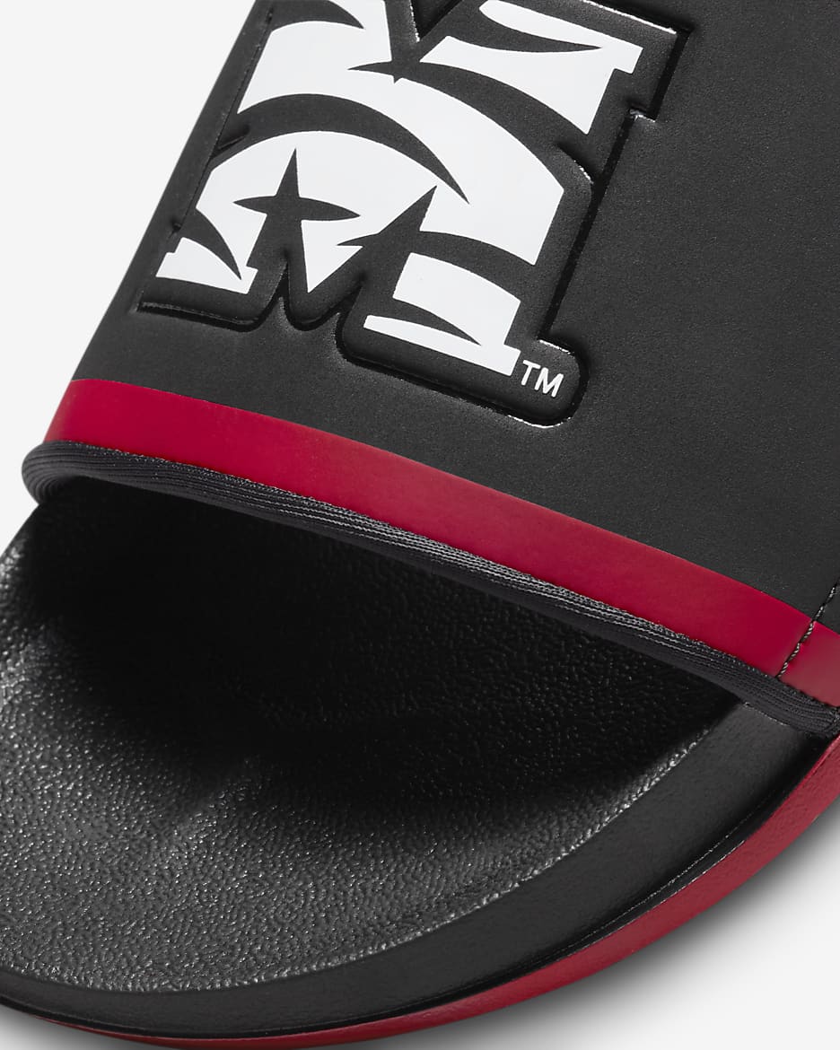 Morehouse Nike College Offcourt Slides - Black/Deep Cardinal/White