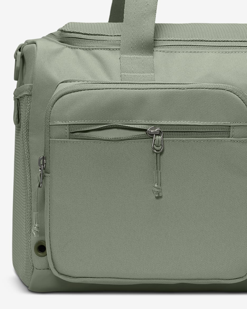 Nike Utility Power 2.0 Duffel Bag (Small, 31L) - Jade Horizon/Jade Horizon/Oil Green