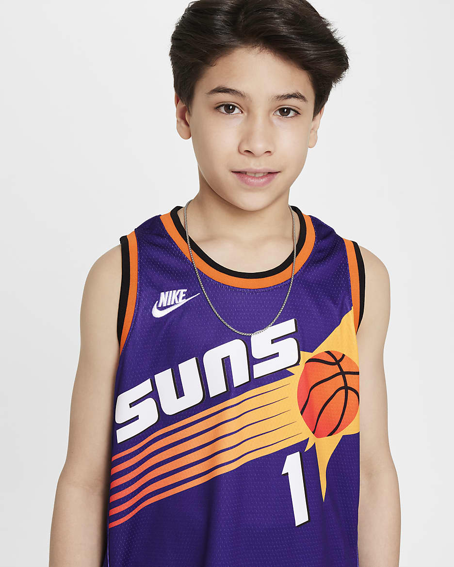 Camisola NBA Swingman Nike Dri-FIT Devin Booker Phoenix Suns Júnior - Roxo Field