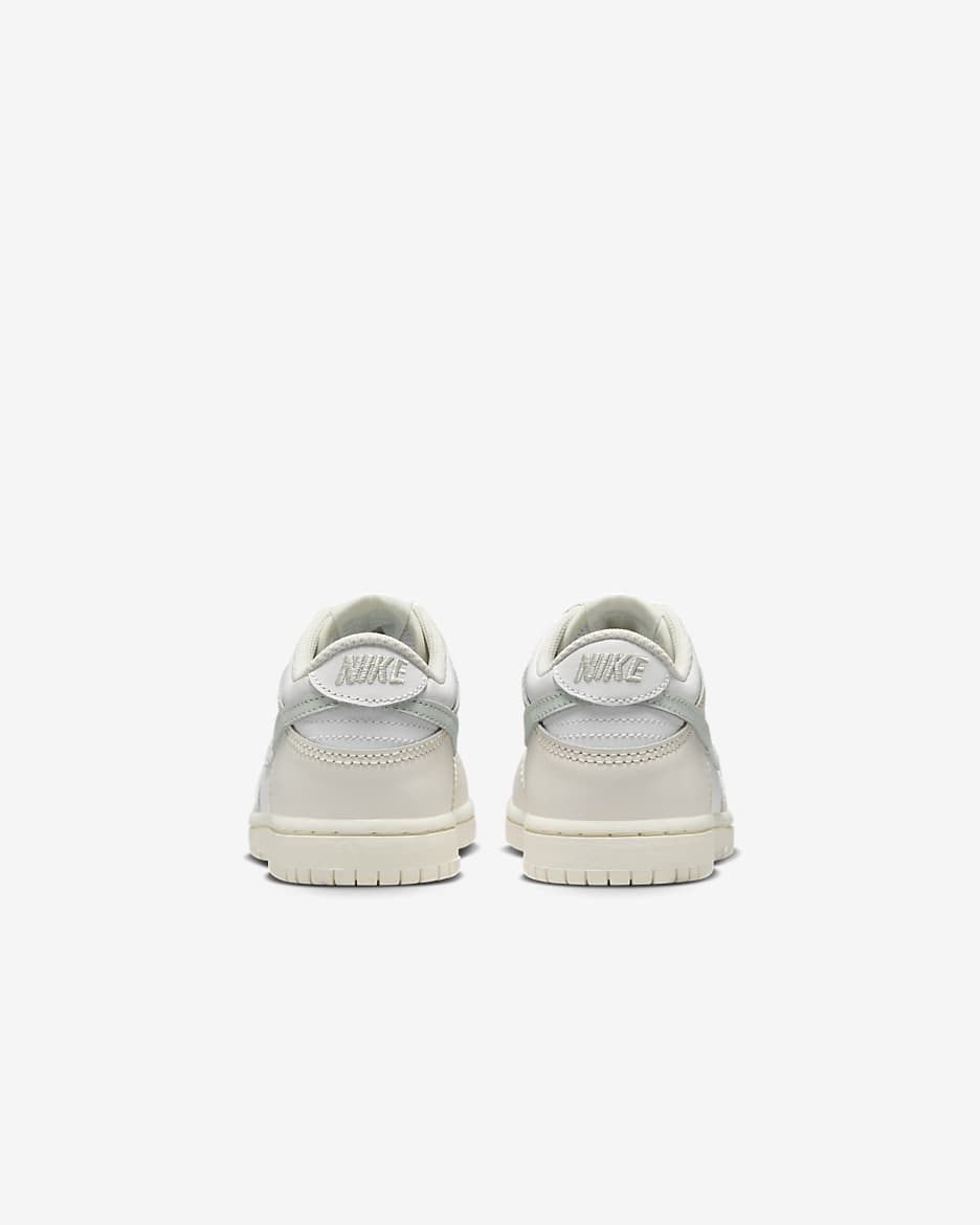 Nike Dunk Low Younger Kids' Shoes - White/Phantom/Light Silver
