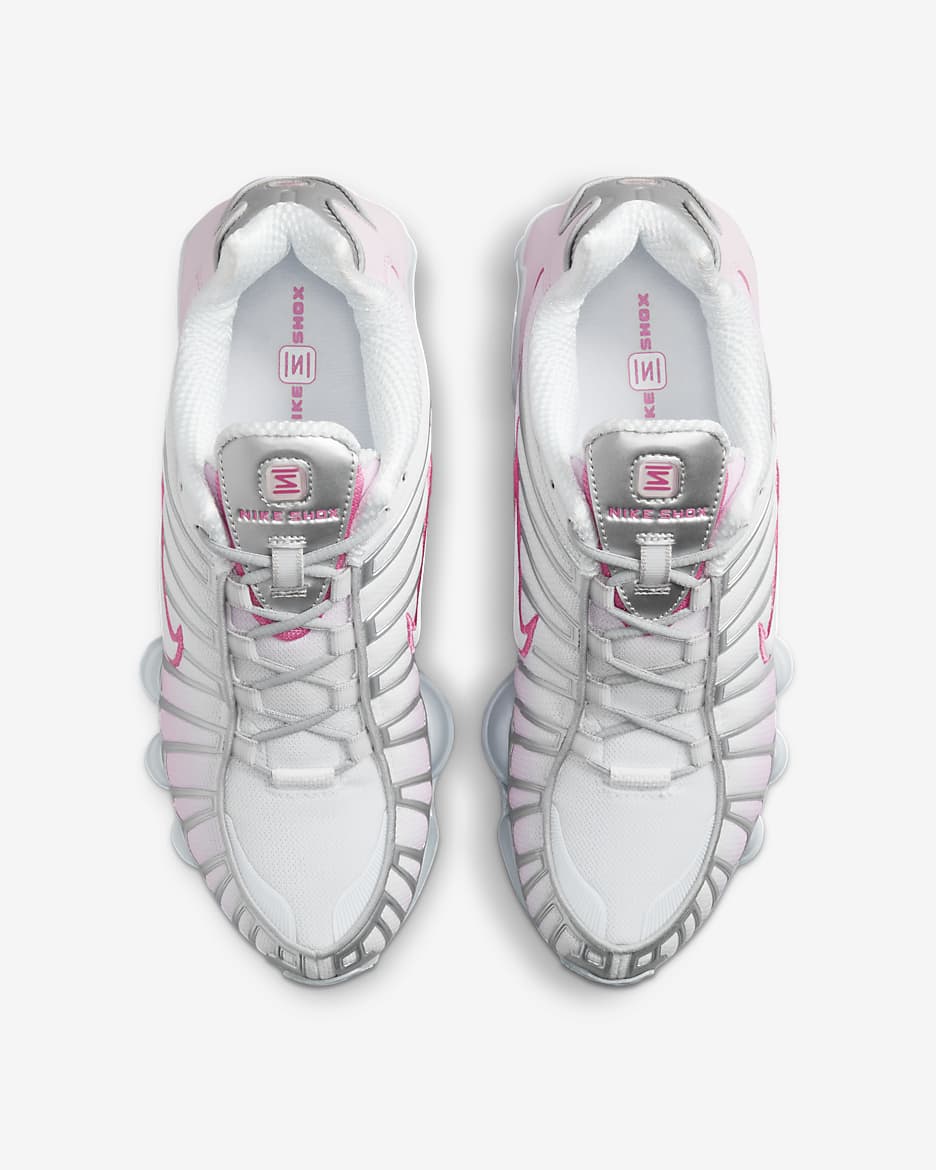 Nike Shox TL Women's Shoes - Metallic Platinum/Pink Foam/White/Pinksicle