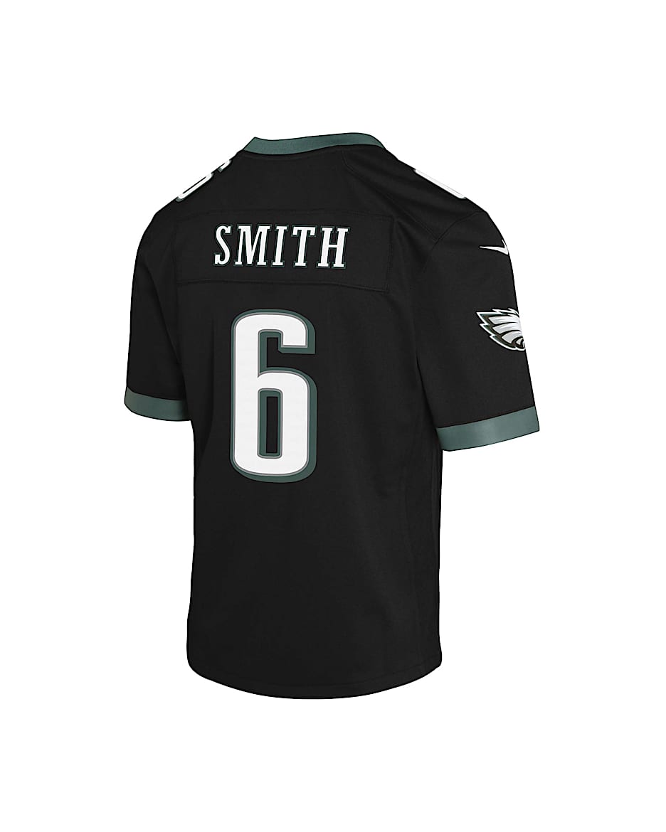 Devonta Smith Philadelphia Eagles Big Kids' Nike Dri-FIT NFL Football Jersey - Black