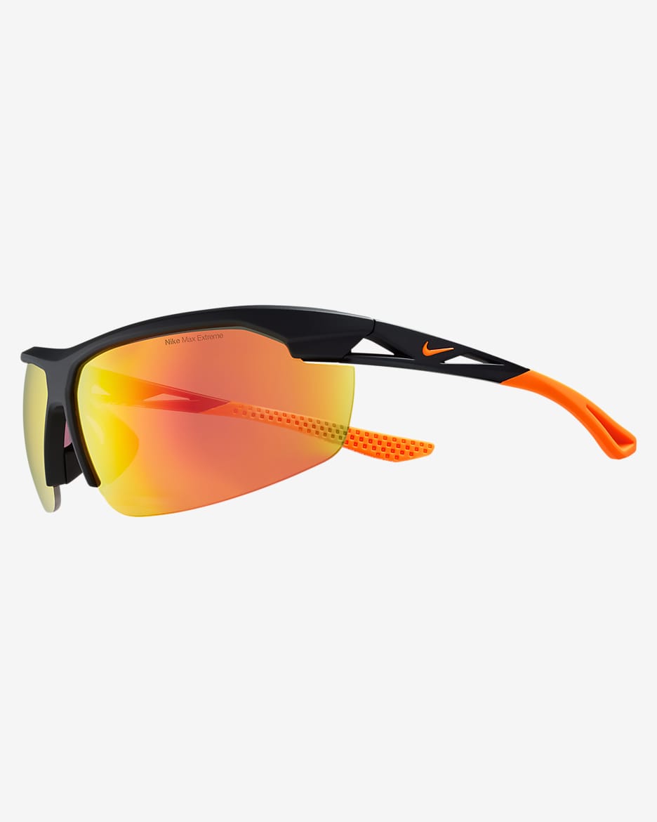 Nike Windtrack Road Tint zonnebril - Zwart/Total Orange