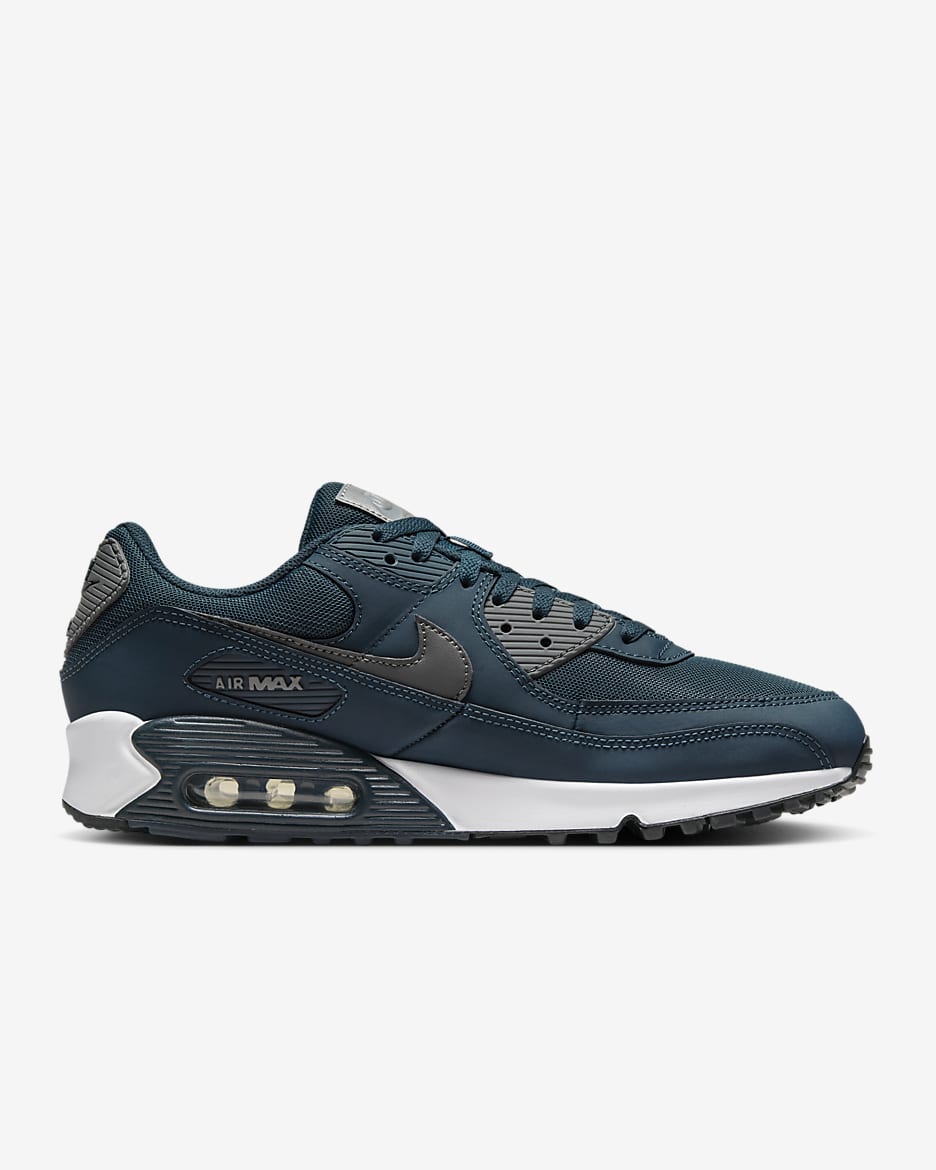 Nike Air Max 90 Men's Shoes - Armoury Navy/White/Black/Iron Grey