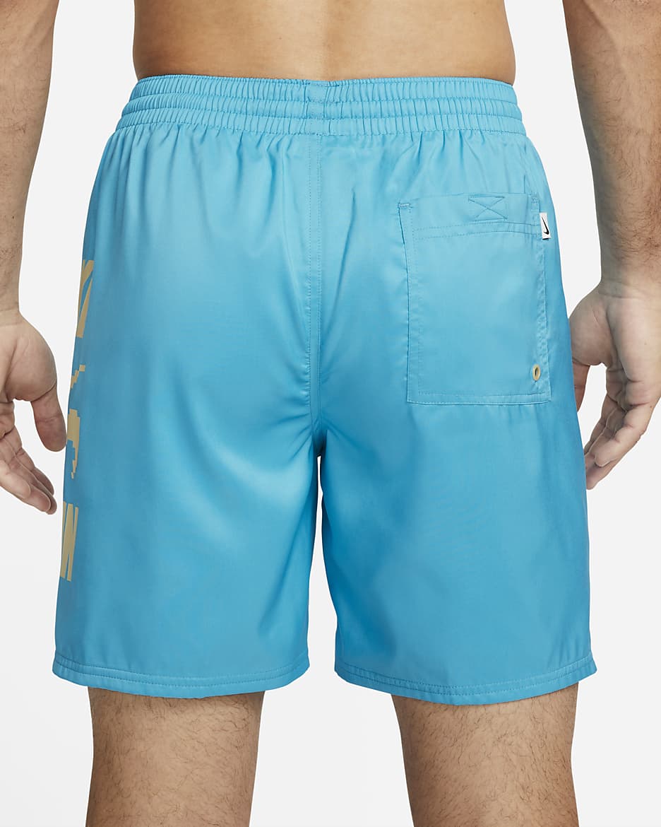 Nike Men's 7" Volley Shorts - Blue Lightning