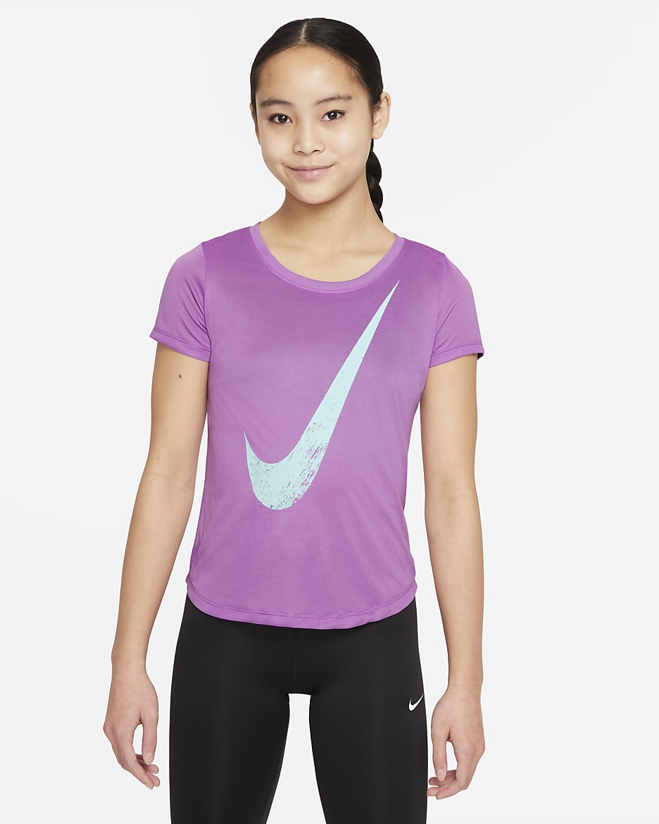 Nike Older Kids' (Girls') T-Shirt - Violet Shock