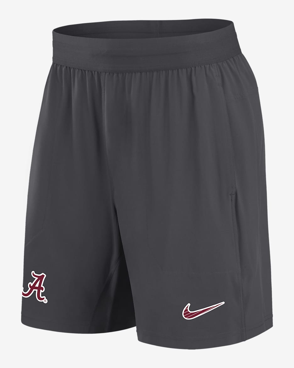 Alabama Crimson Tide Sideline Men's Nike Dri-FIT College Shorts - Anthracite