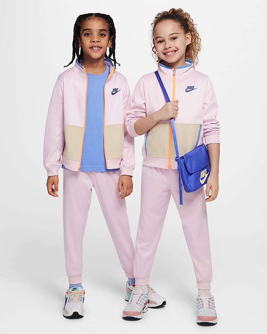 Nike Dri-FIT Little Kids' 2-Piece Track Set - Pink Foam