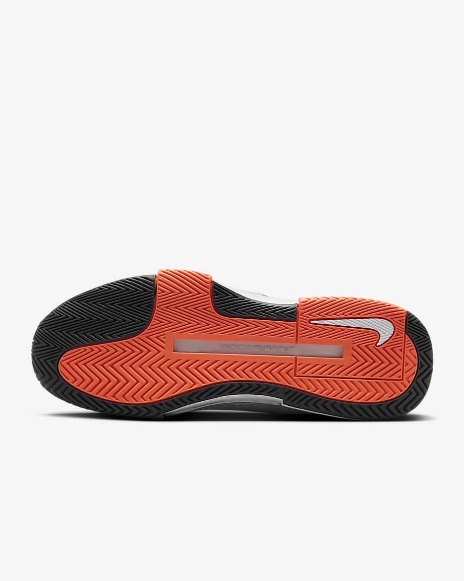 Nike Zoom GP Challenge 1 Premium Sabatilles per a pista ràpida de tennis - Home - Pure Platinum/Negre/Hyper Crimson/Blanc