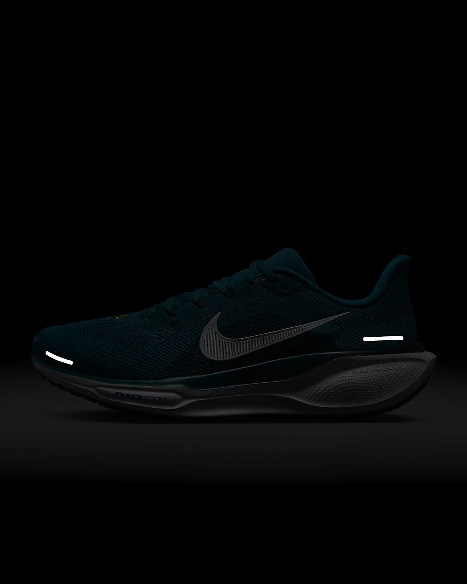 Tenis de correr en pavimento para hombre Nike Pegasus 41 NFL Jacksonville Jaguars - Viento/Blanco/Negro/Blanco