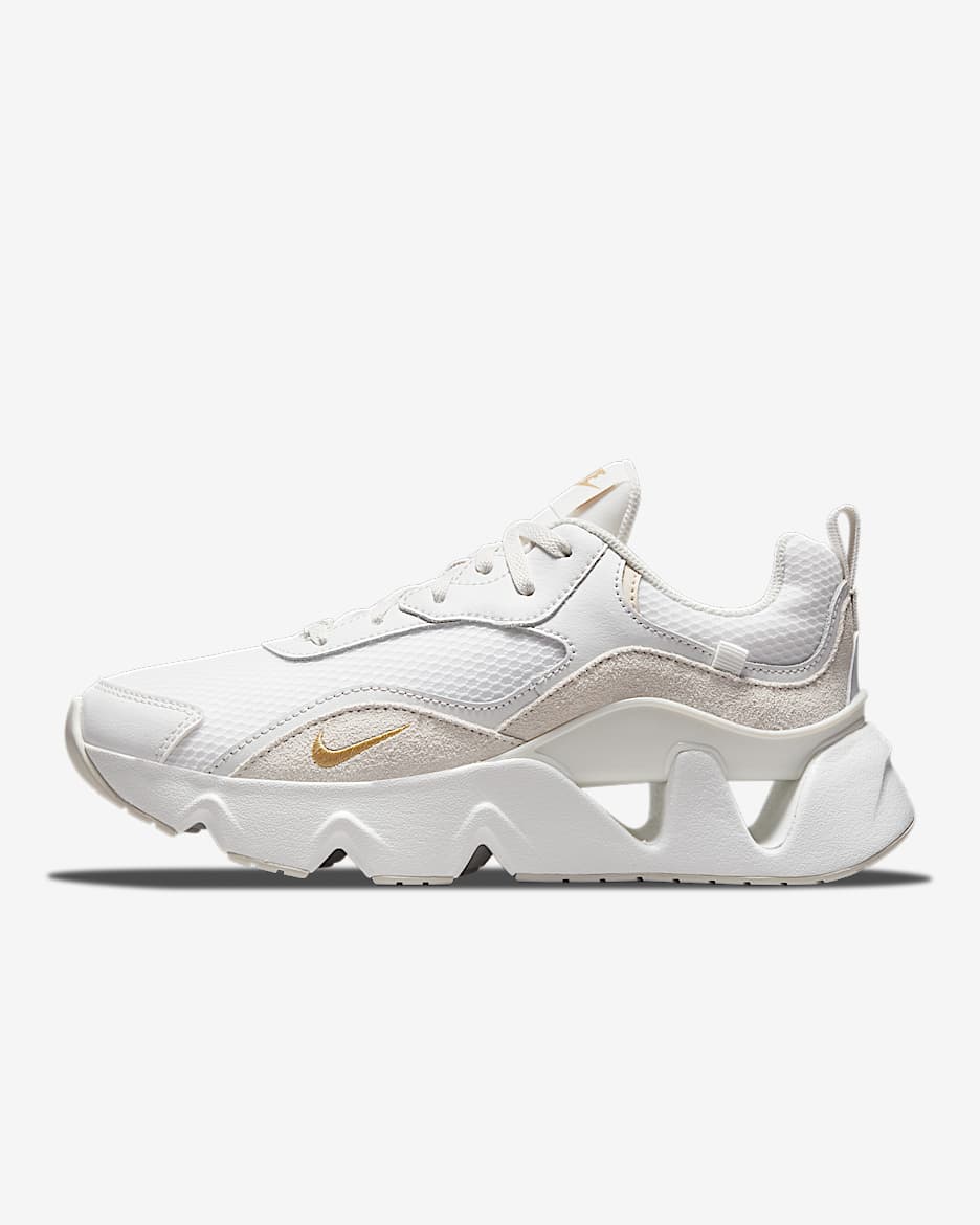 รองเท้าผู้หญิง Nike Ryz 365 2 - Summit White/Light Bone/Pearl White/Metallic Gold