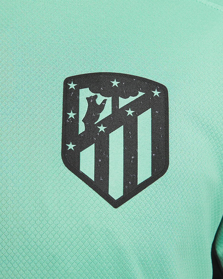 Jersey de fútbol Nike Dri-FIT del Club Atlético de Madrid alternativo 2023/24 Stadium para hombre - Verde primavera/Negro/Negro