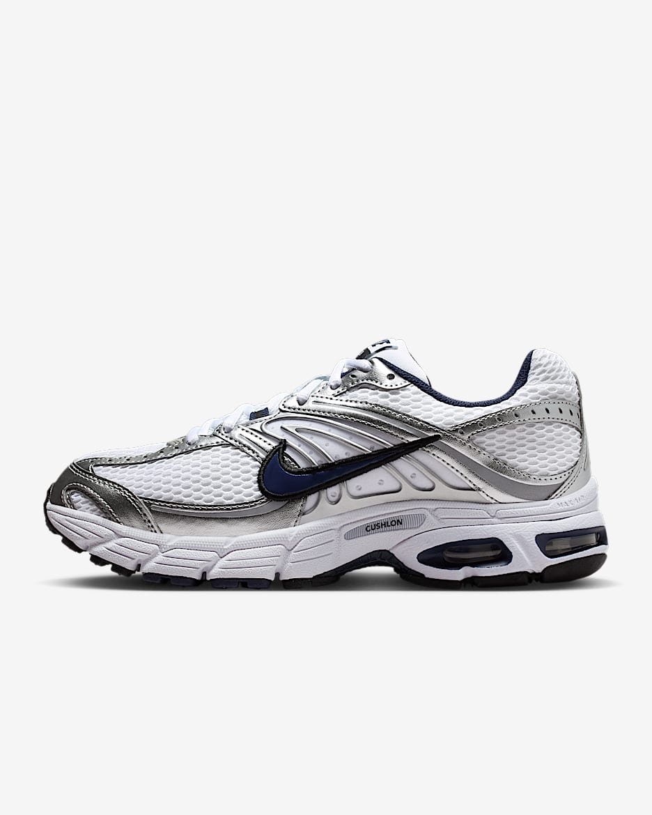 Nike Air Max Moto 2K Women's Shoes - White/Metallic Silver/Black/Midnight Navy