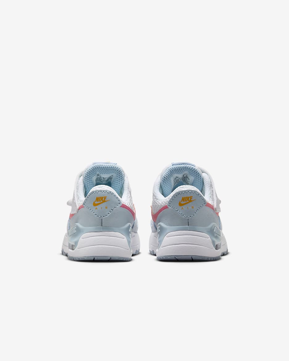 Nike Air Max SYSTM Baby/Toddler Shoes - White/Blue Tint/Light Armoury Blue/Pinksicle