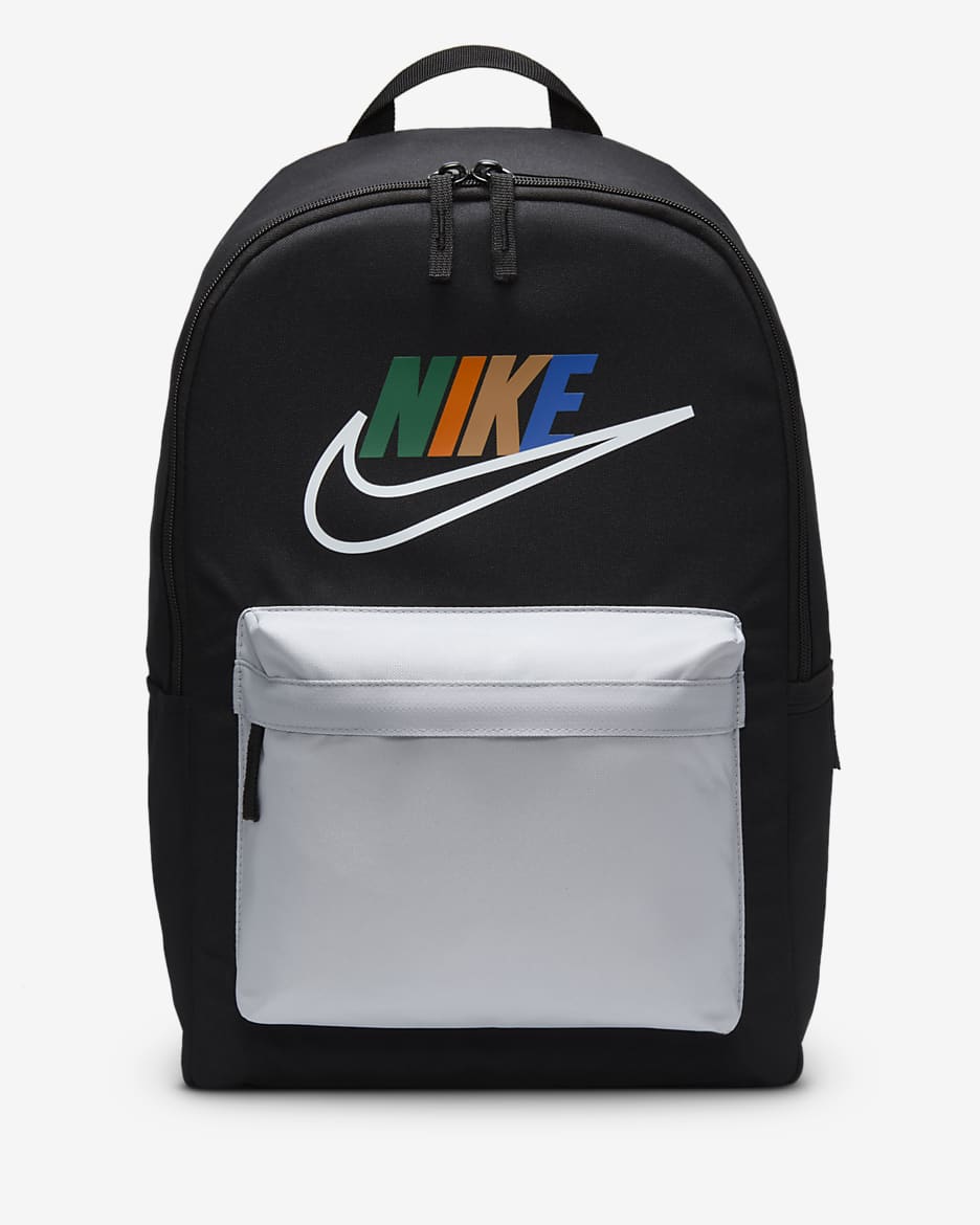 Nike Heritage Backpack (25L) - Black/Wolf Grey/White