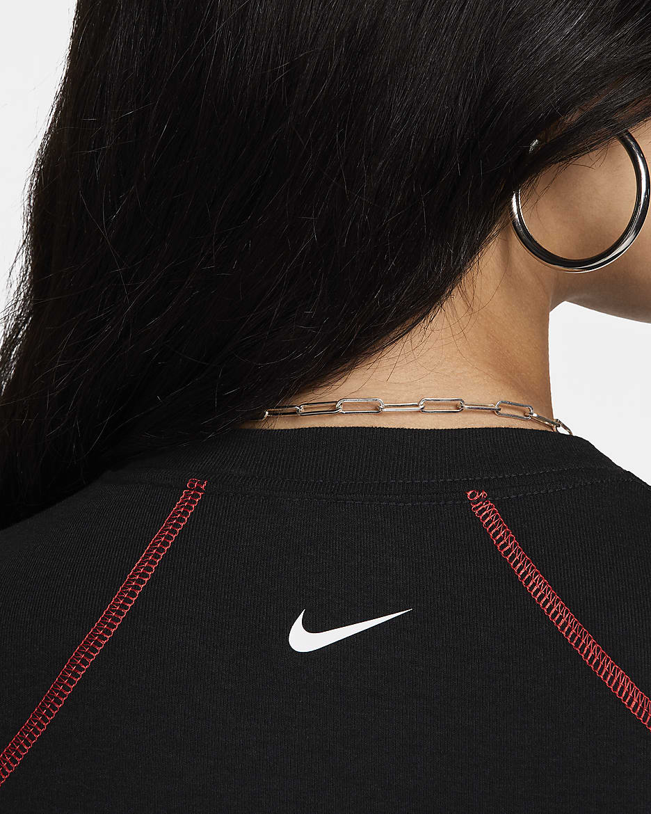 Nike Sportswear Vestido de manga corta - Mujer - Negro