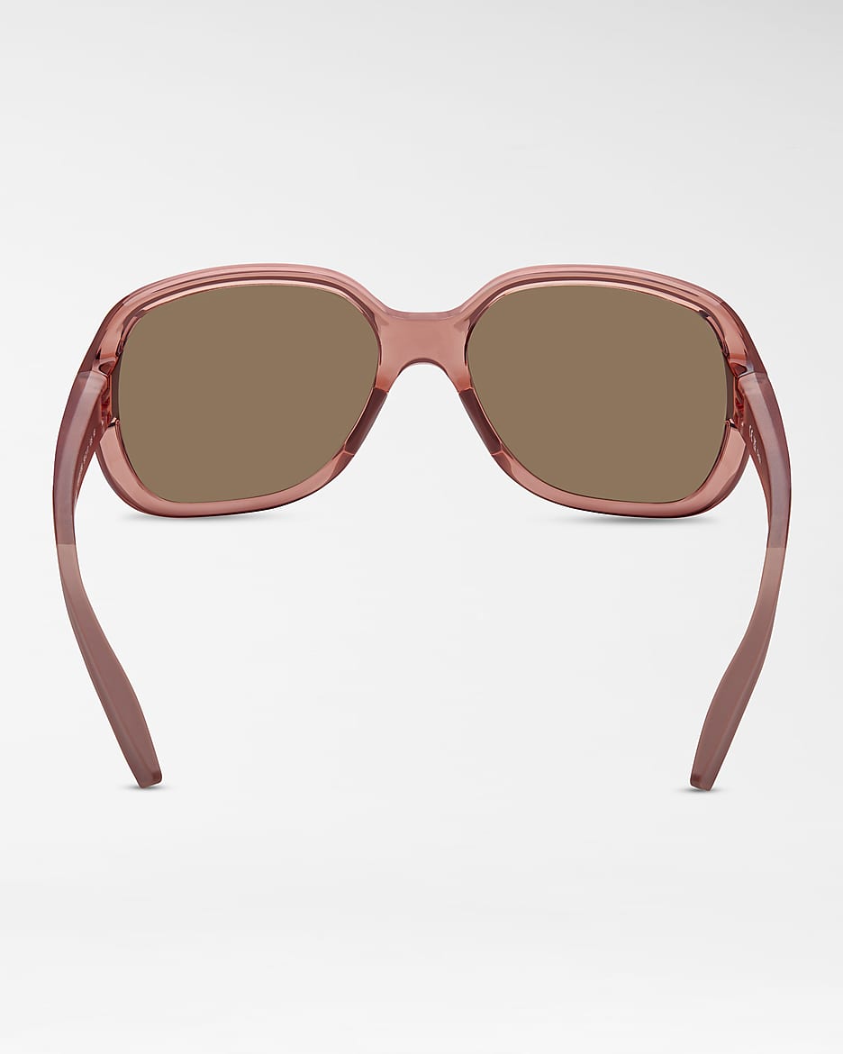 Nike Audacious Mirrored Sunglasses - Fossil Rose/Rose Gold