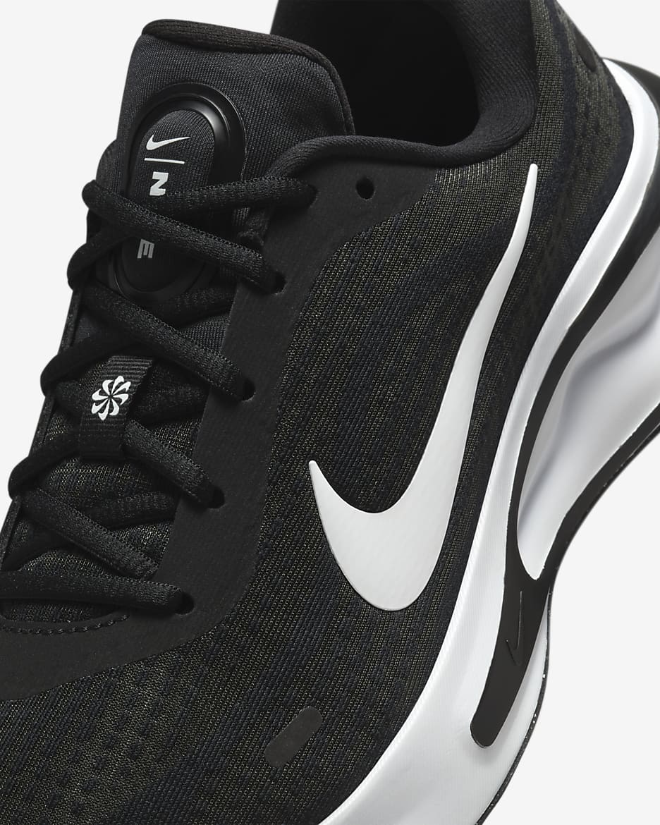 Tenis de correr en pavimento para mujer Nike Journey Run - Negro/Blanco