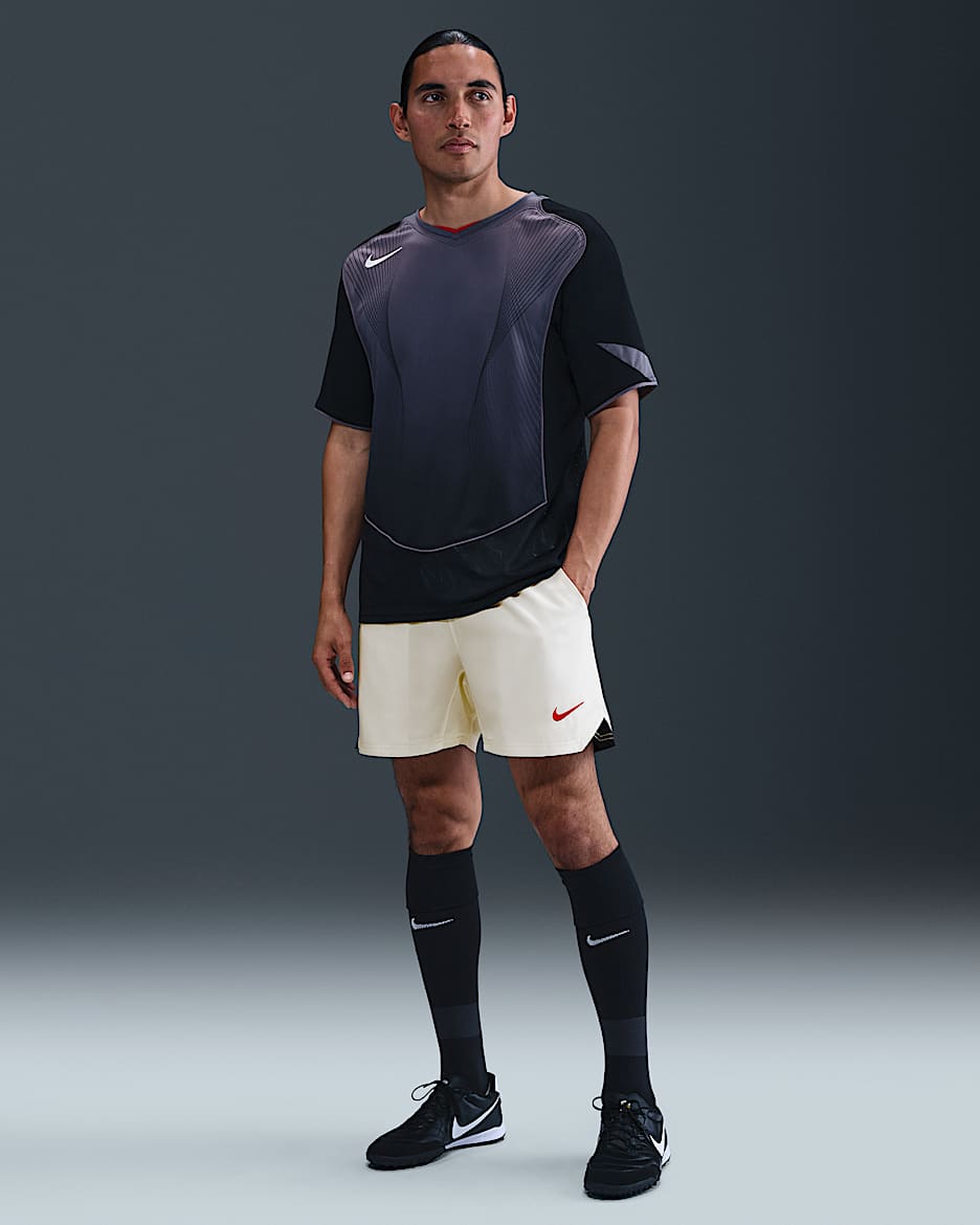 Nike Total 90 Men's Dri-FIT Soccer Shorts - Sail/Black/Gym Red
