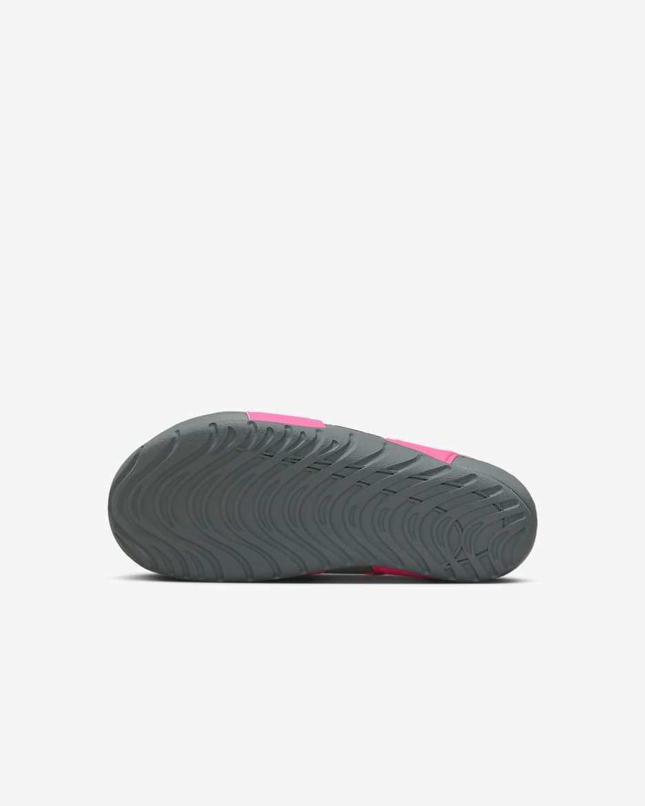 Klapki dla małych dzieci Nike Sunray Protect 2 - Hyper Pink/Smoke Grey/Fuchsia Glow