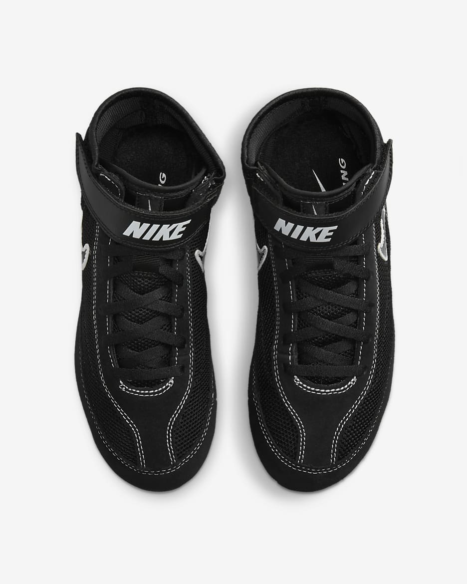 Tenis de lucha para niños grandes Nike SpeedSweep 7 - Negro/Blanco/Negro