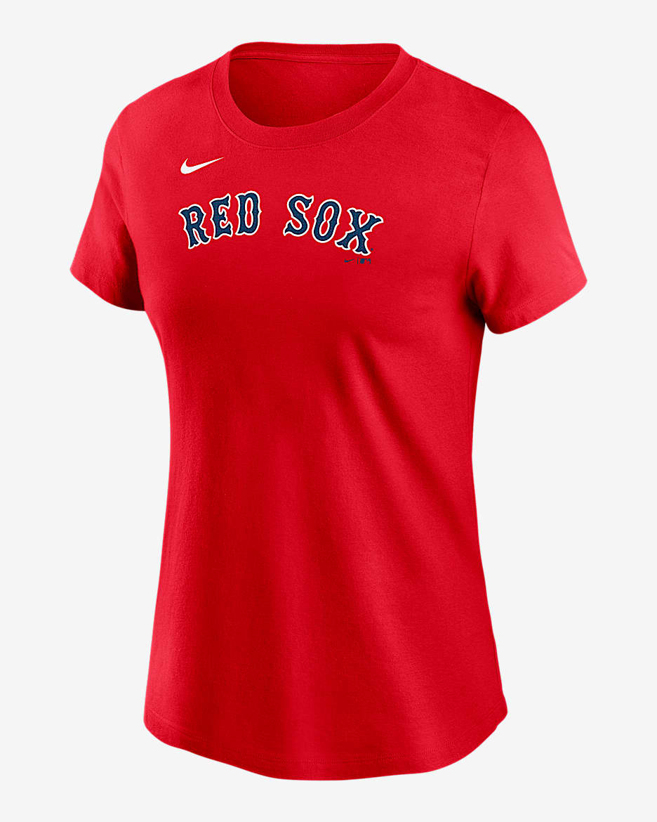 Alex Bregman Boston Red Sox Fuse Playera Nike de la MLB para mujer - Rojo