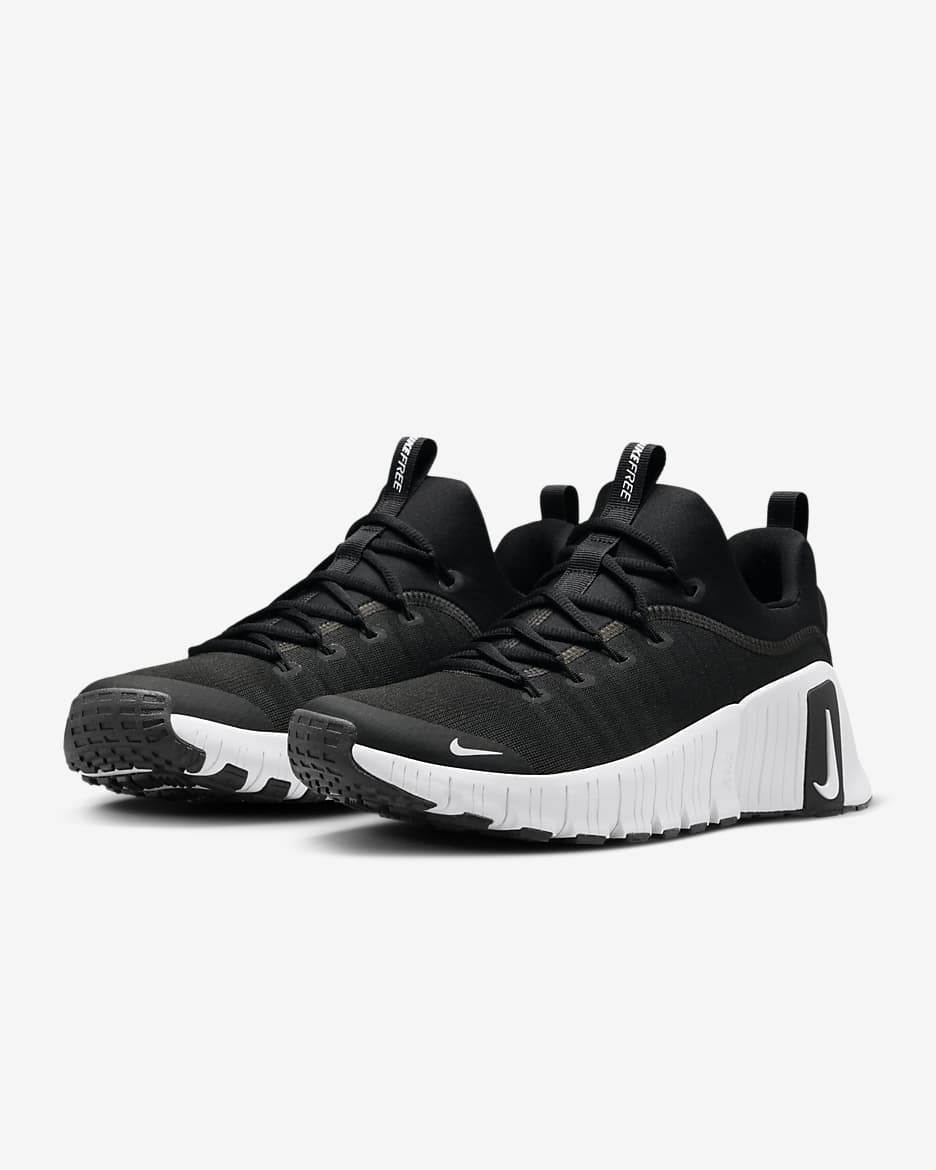 Nike Free Metcon 6 男款健身訓練鞋 - 黑色/白色