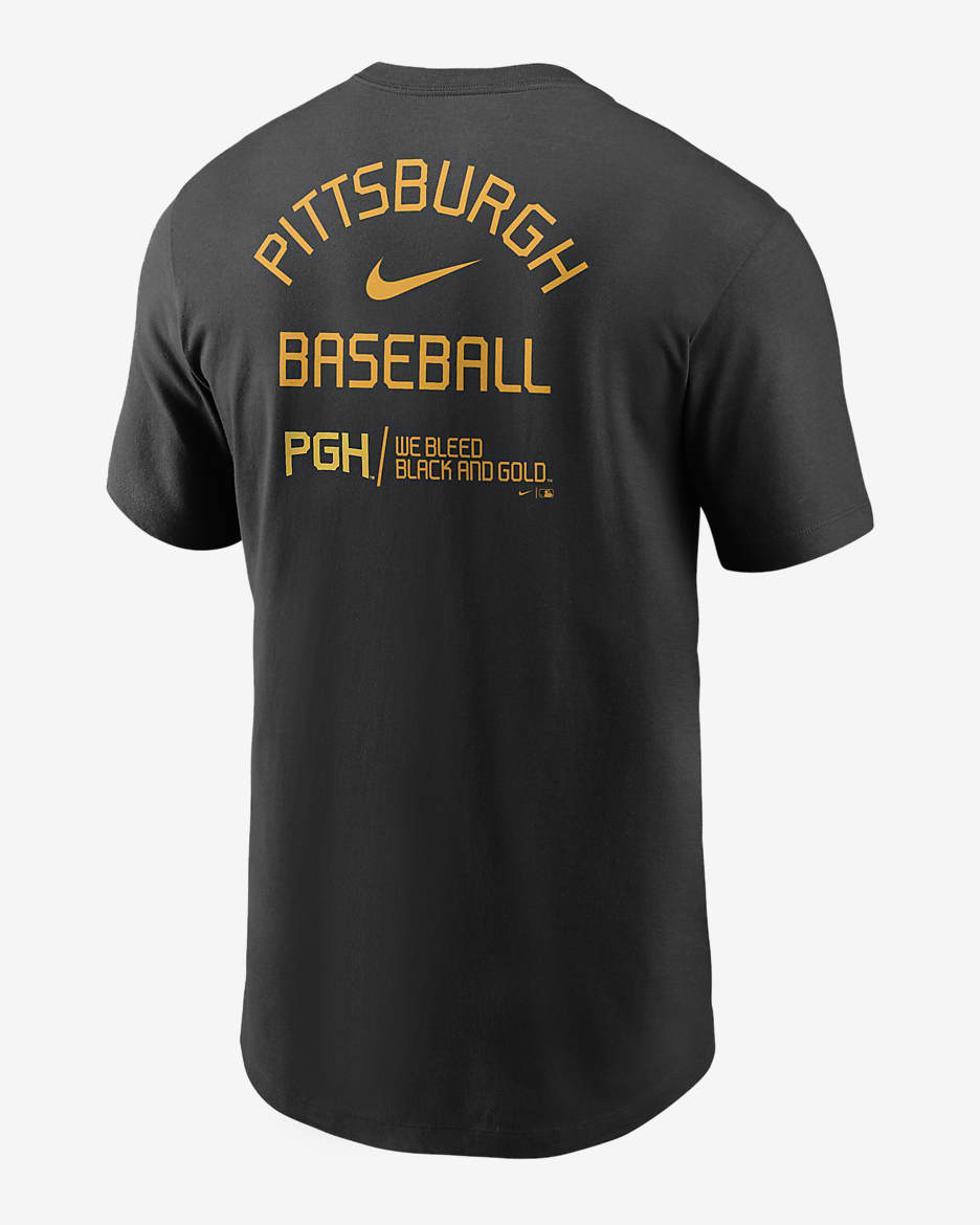 Nike City Connect (MLB Pittsburgh Pirates) Men's T-Shirt - Black