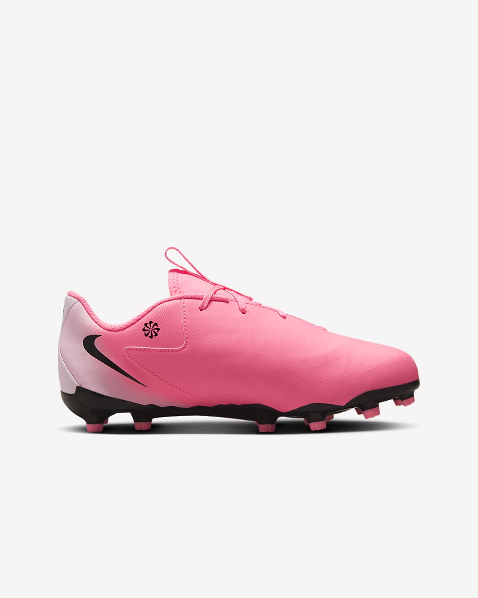 Scarpa da calcio a taglio basso MG Nike Jr. Phantom GX 2 Academy – Bambino/a | Ragazzo/a - Sunset Pulse/Nero