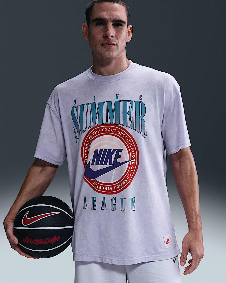 Nike Men's Max90 Basketball T-Shirt - Hydrangeas