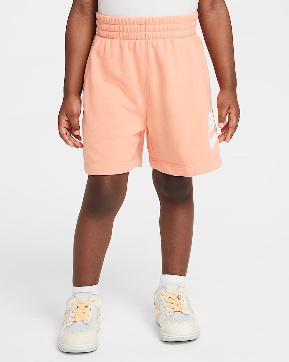 Shorts de French Terry infantil Nike Sportswear Club - Ágata melocotón