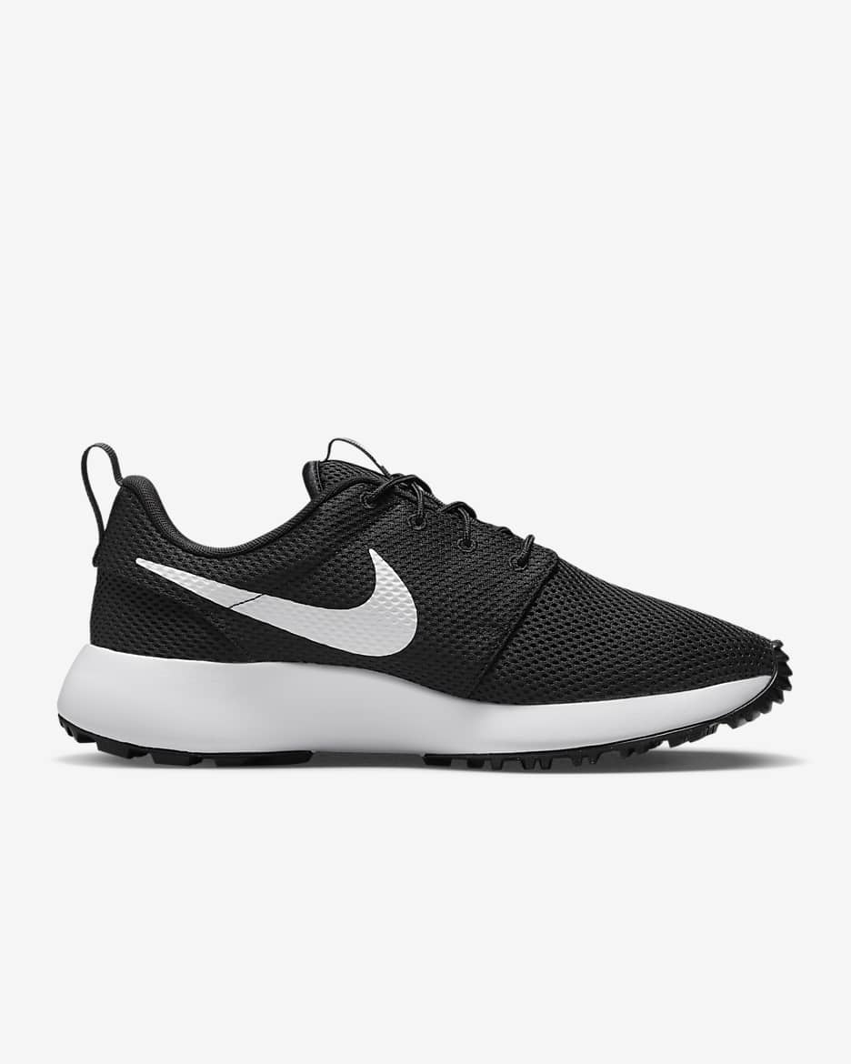 Roshe G Next Nature Men's Golf Shoes - Black/White