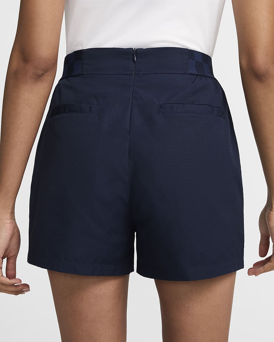 Nike Sportswear Collection Women's High-Waisted 7.5cm (approx.) Trouser Shorts - Obsidian/Black