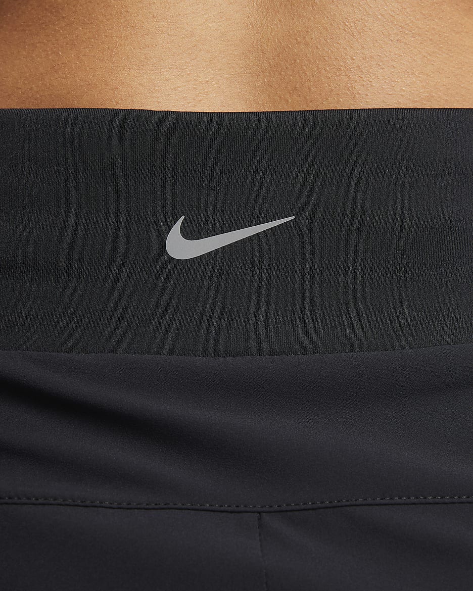 Nike Bliss Dri-FIT fitnessshorts met hoge taille en binnenbroekje voor dames (8 cm) - Zwart