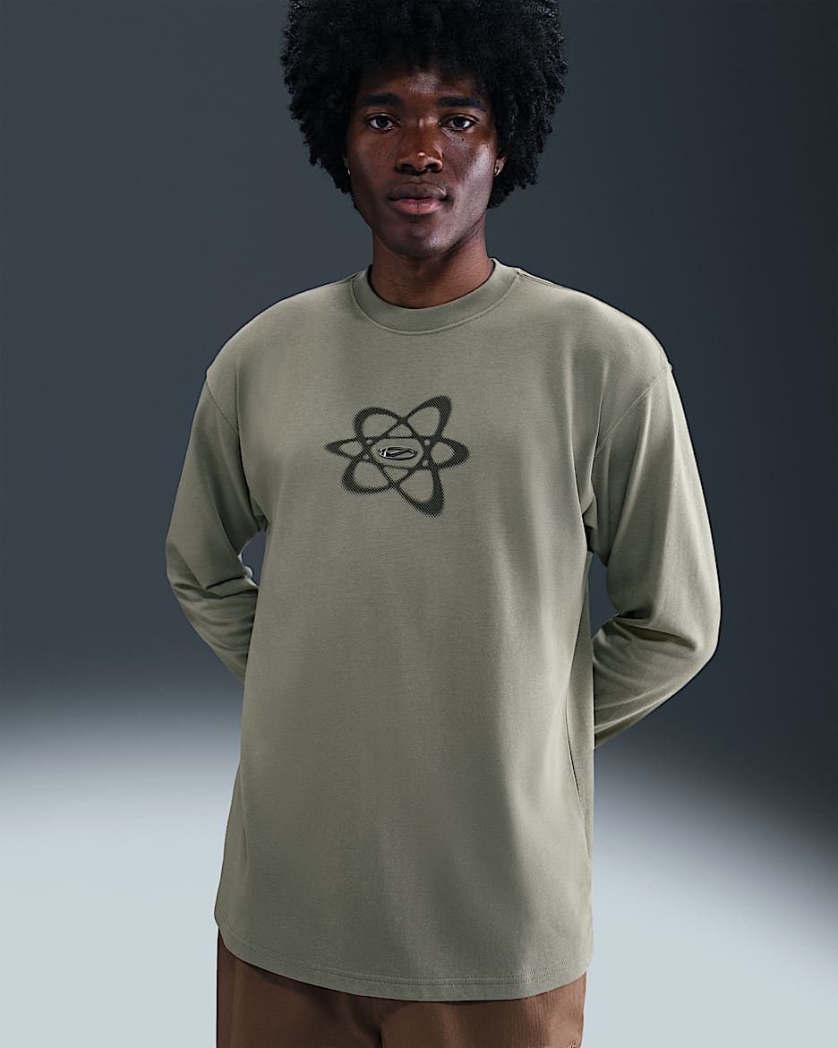 Nike Sportswear Long-Sleeve T-Shirt - Light Army