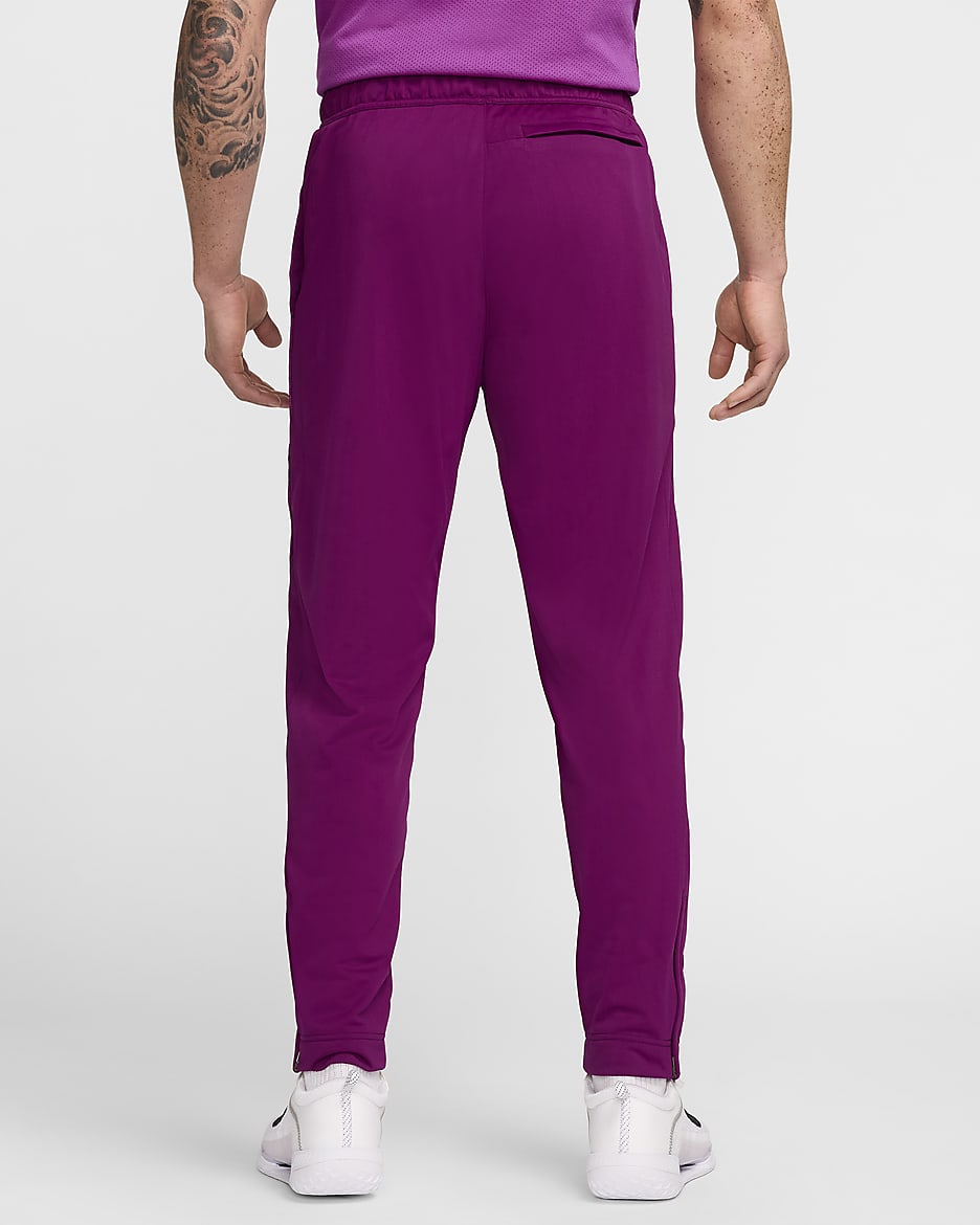 Pantalones de tenis para hombre NikeCourt - Sangría/Rojo picante