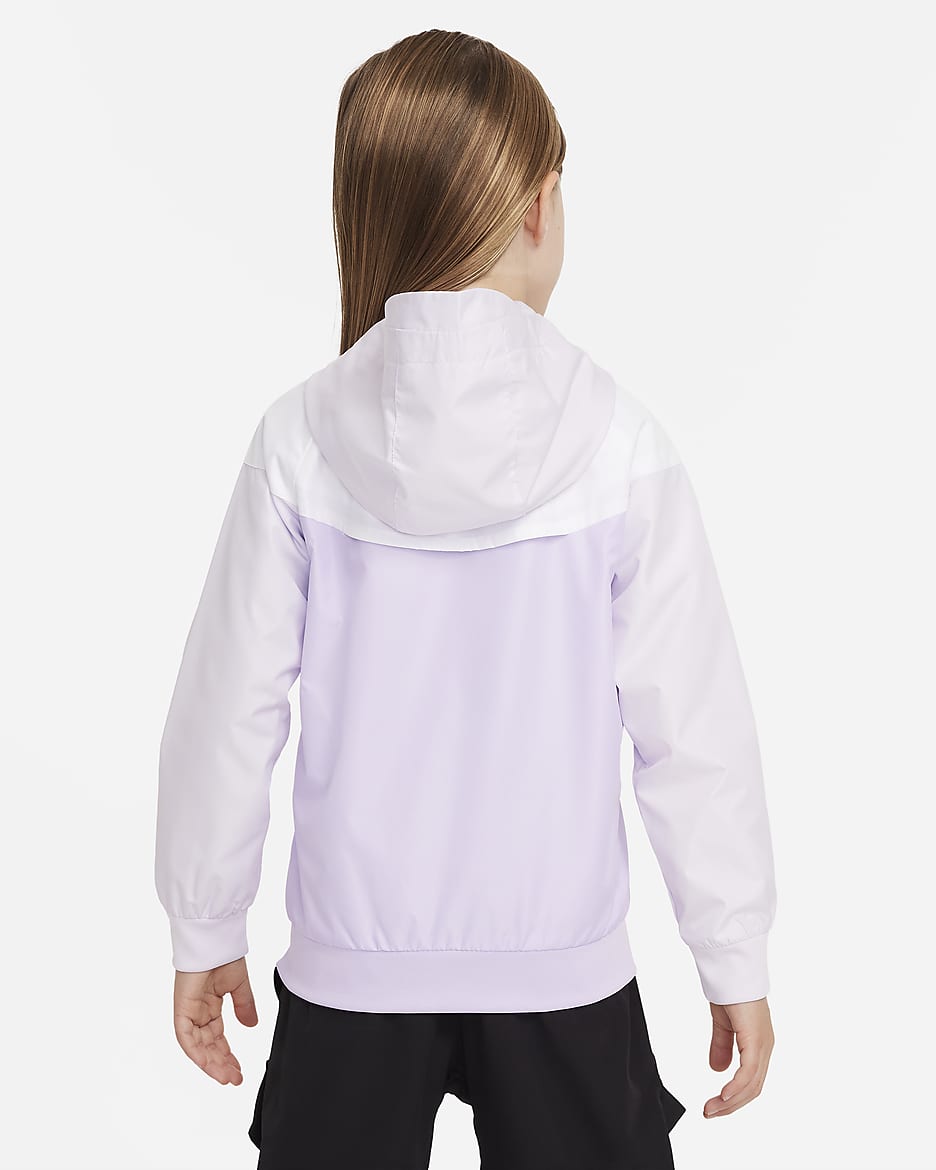 Nike Sportswear Windrunner Little Kids' Full-Zip Jacket - Lilac Bloom