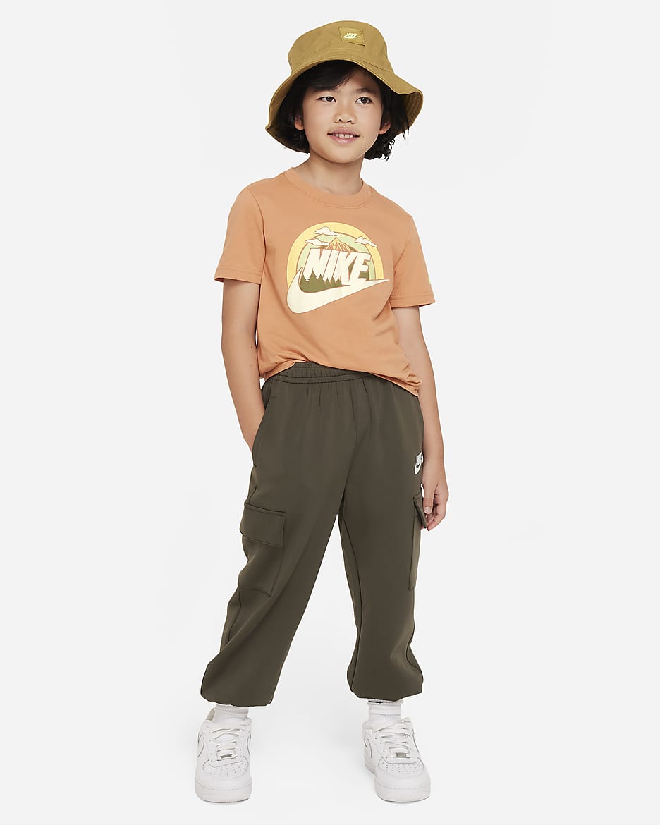 Nike Wilderness Futura Tee Little Kids T-Shirt - Amber Brown